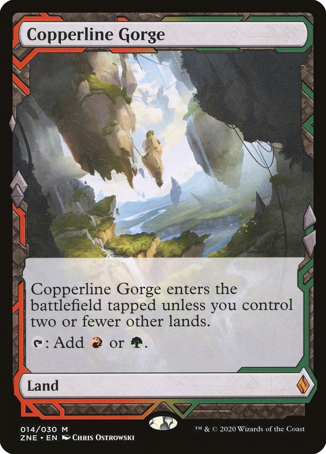 Copperline Gorge (Expeditions) [Zendikar Rising Expeditions] Foil