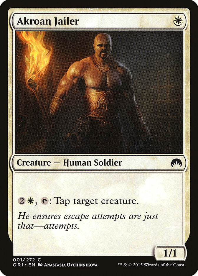 Akroan Jailer [Magic Origins] Foil