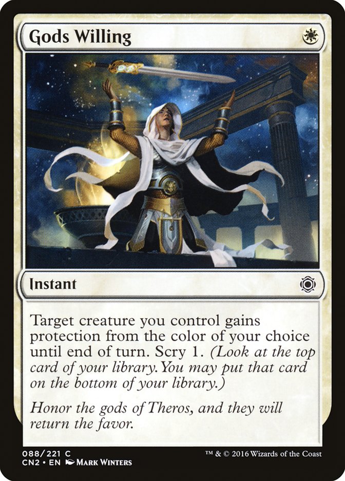 Gods Willing [Conspiracy: Take the Crown] Foil
