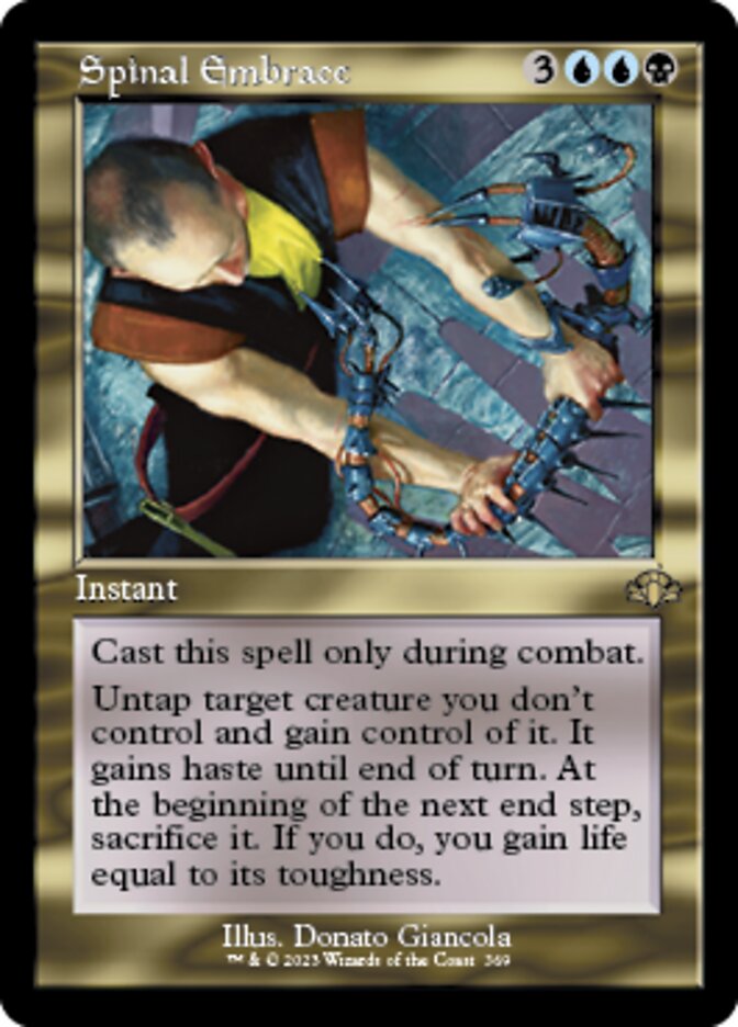 Spinal Embrace (Retro) [Dominaria Remastered] Foil
