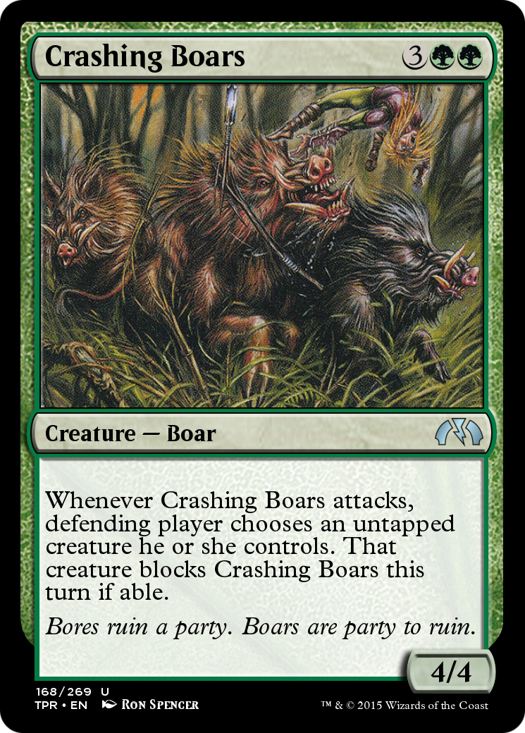 Crashing Boars  [Tempest Remastered] Foil