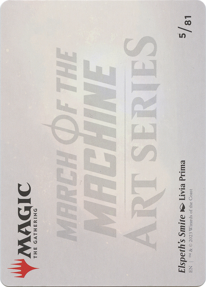 Elspeth's Smite // Elspeth's Smite  [March of the Machine Art Series] (Borderless) Foil