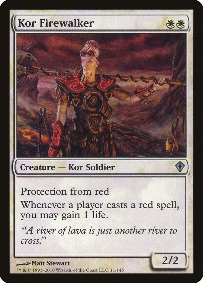 Kor Firewalker [Worldwake] Foil
