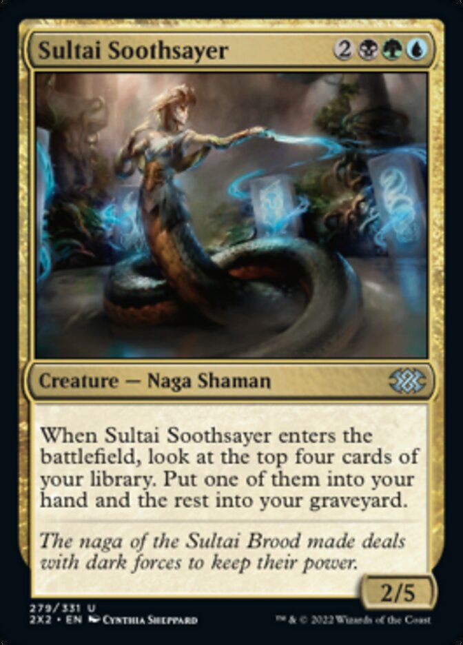 Sultai Soothsayer [Double Masters 2022] Foil