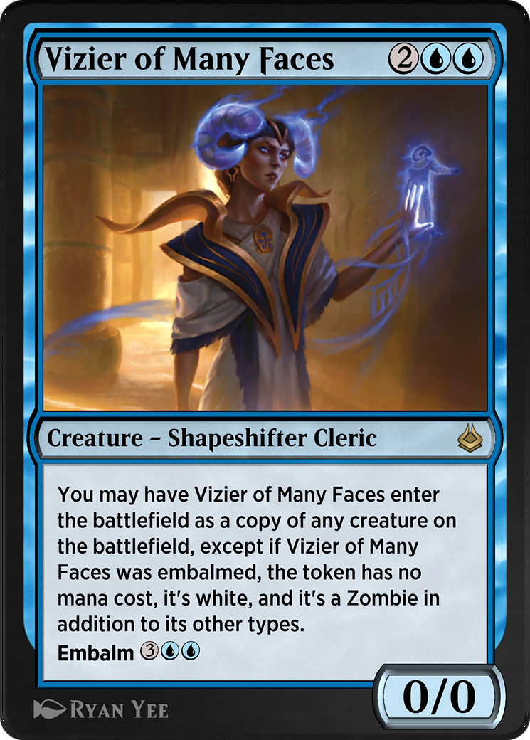 Vizier of Many Faces  [Amonkhet Remastered]
