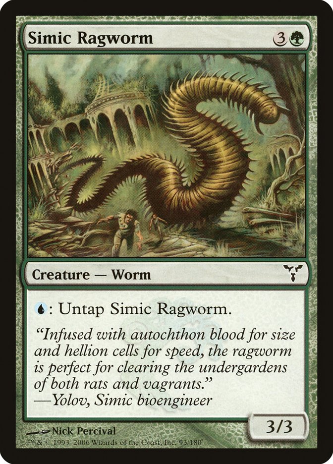 Simic Ragworm [Dissension] Foil