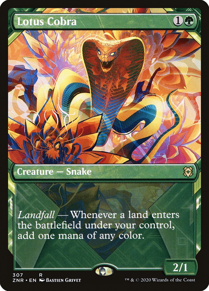 Lotus Cobra (Showcase) [Zendikar Rising] Foil