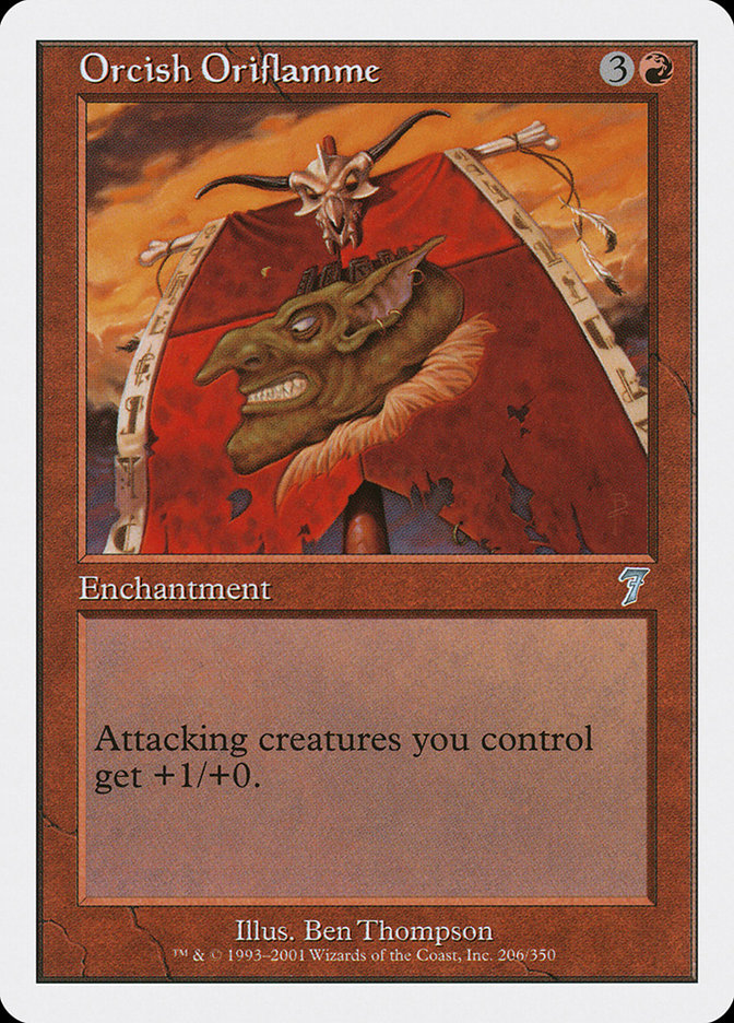 Orcish Oriflamme [Seventh Edition] Foil