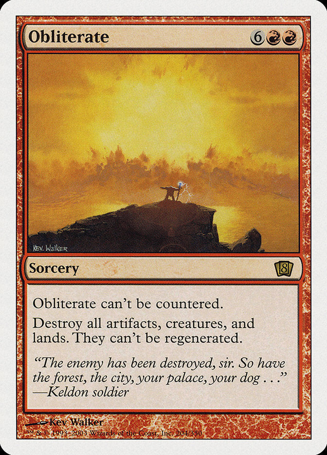 Obliterate [Eighth Edition] Foil