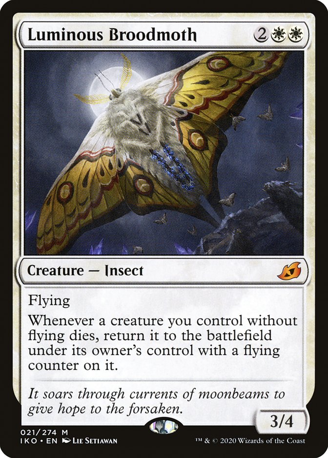 Luminous Broodmoth [Ikoria: Lair of Behemoths] Foil