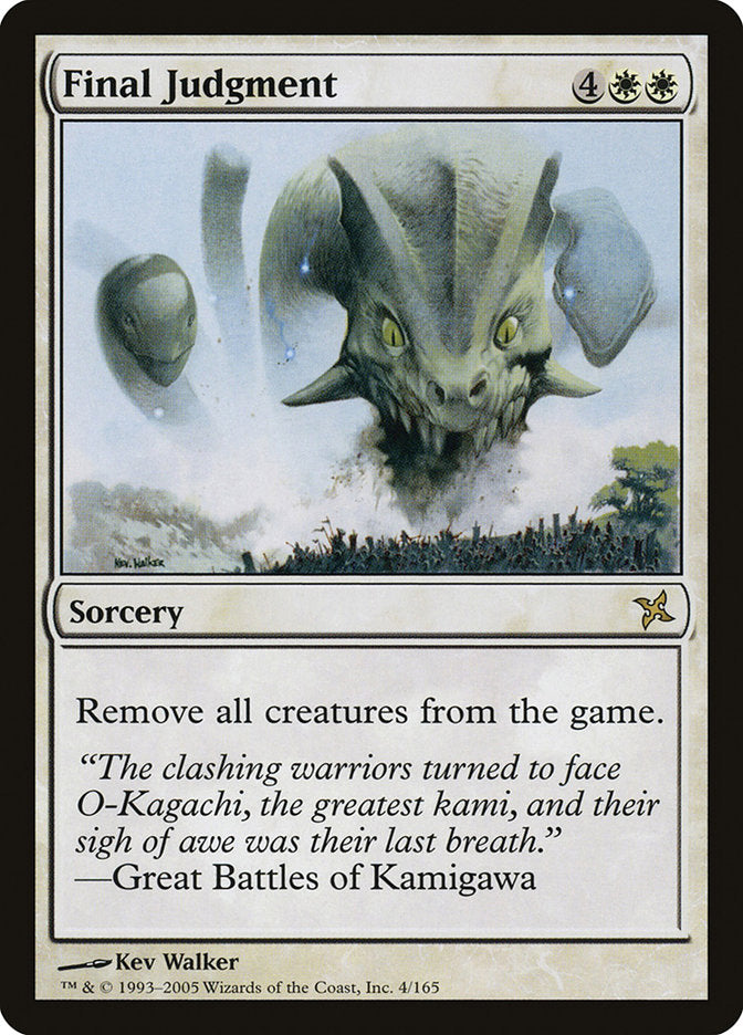 Final Judgment [Betrayers of Kamigawa] Foil