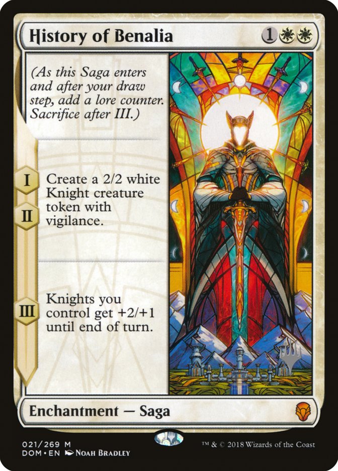 History of Benalia (Promo Pack) [Dominaria Promos] Foil