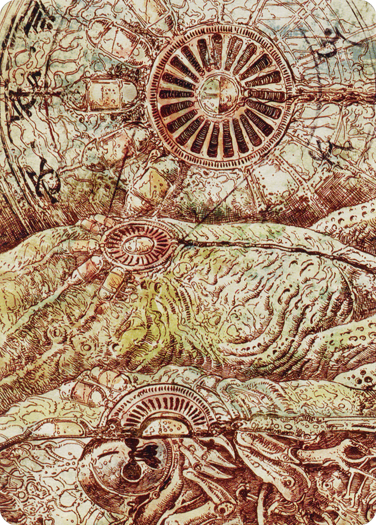 Phyrexian Processor // Phyrexian Processor  [The Brothers' War Art Series] (Borderless) Foil