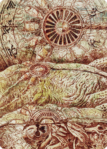 Phyrexian Processor // Phyrexian Processor  [The Brothers' War Art Series] (Borderless) Foil
