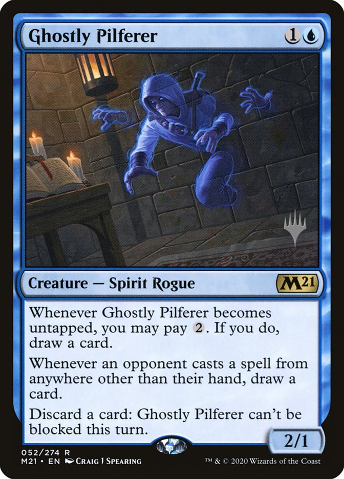 Ghostly Pilferer (Promo Pack) [Core Set 2021 Promos] Foil