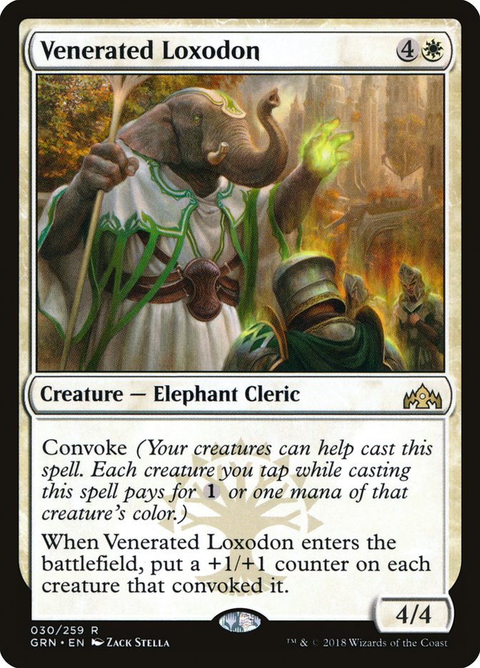 Venerated Loxodon [Guilds of Ravnica] Foil