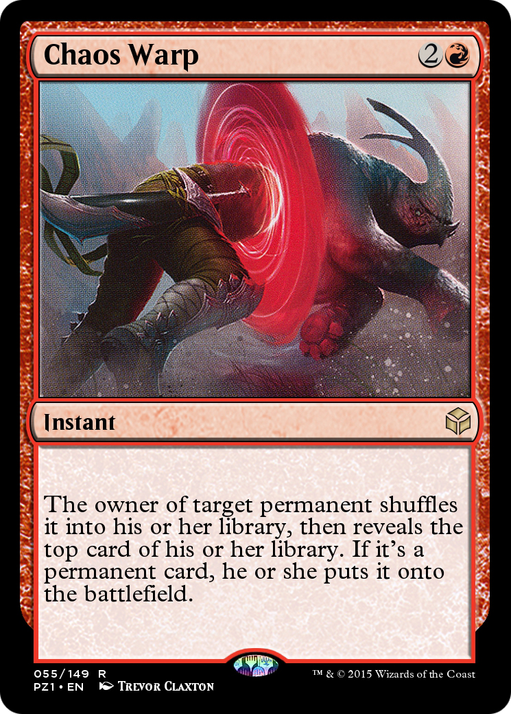 Chaos Warp  [Legendary Cube Prize Pack] Foil