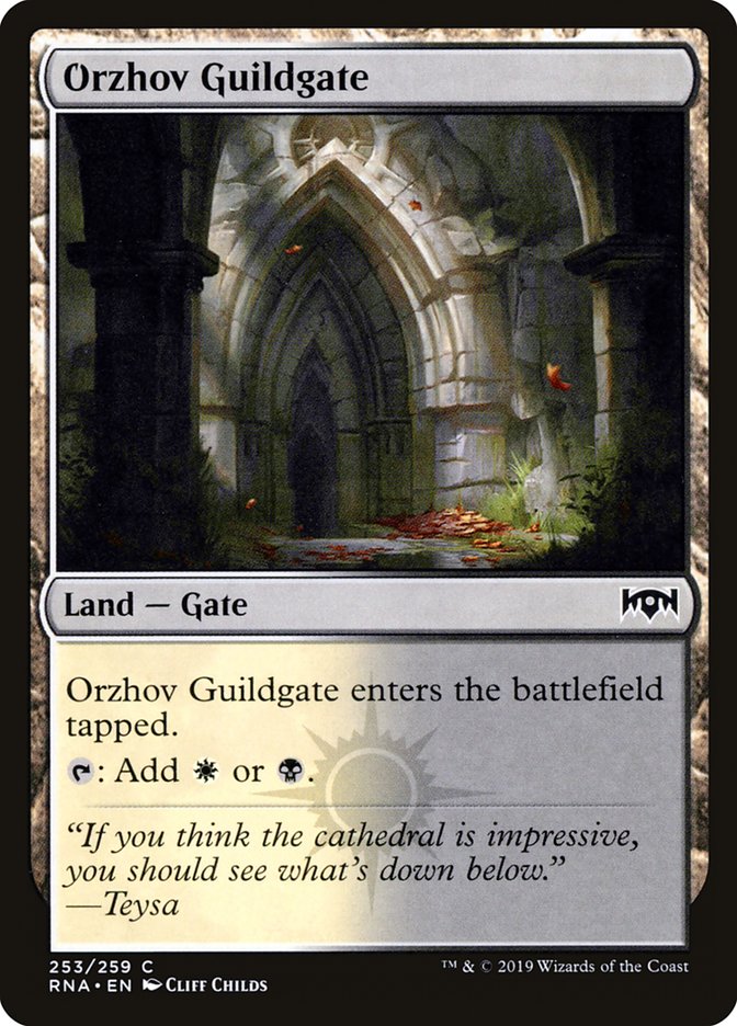 Orzhov Guildgate (253/259) [Ravnica Allegiance] Foil