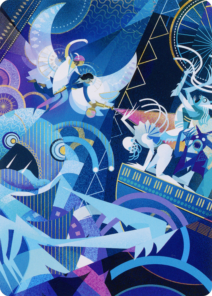 Errant and Giada // Errant and Giada  [March of the Machine Art Series] (Borderless) Foil