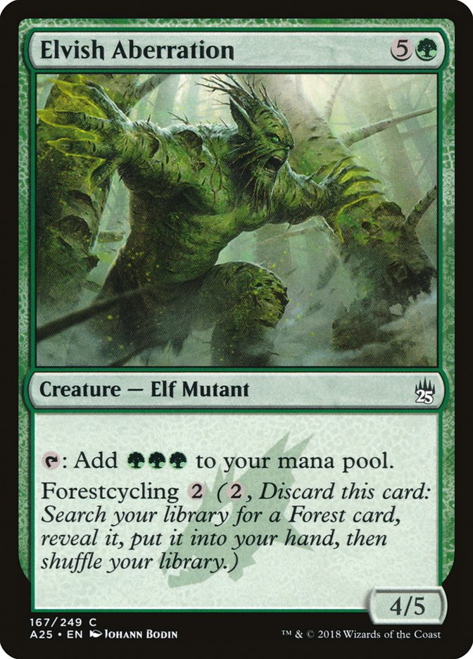 Elvish Aberration [Masters 25] Foil