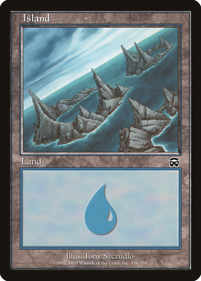 Island (338) [Mercadian Masques] Foil
