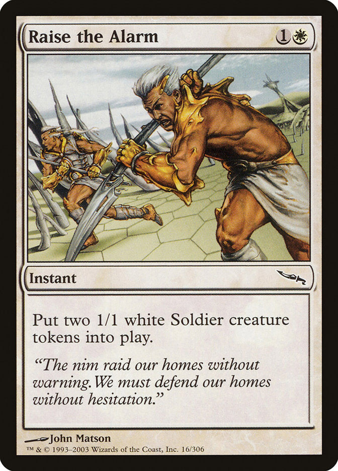 Raise the Alarm [Mirrodin] Foil