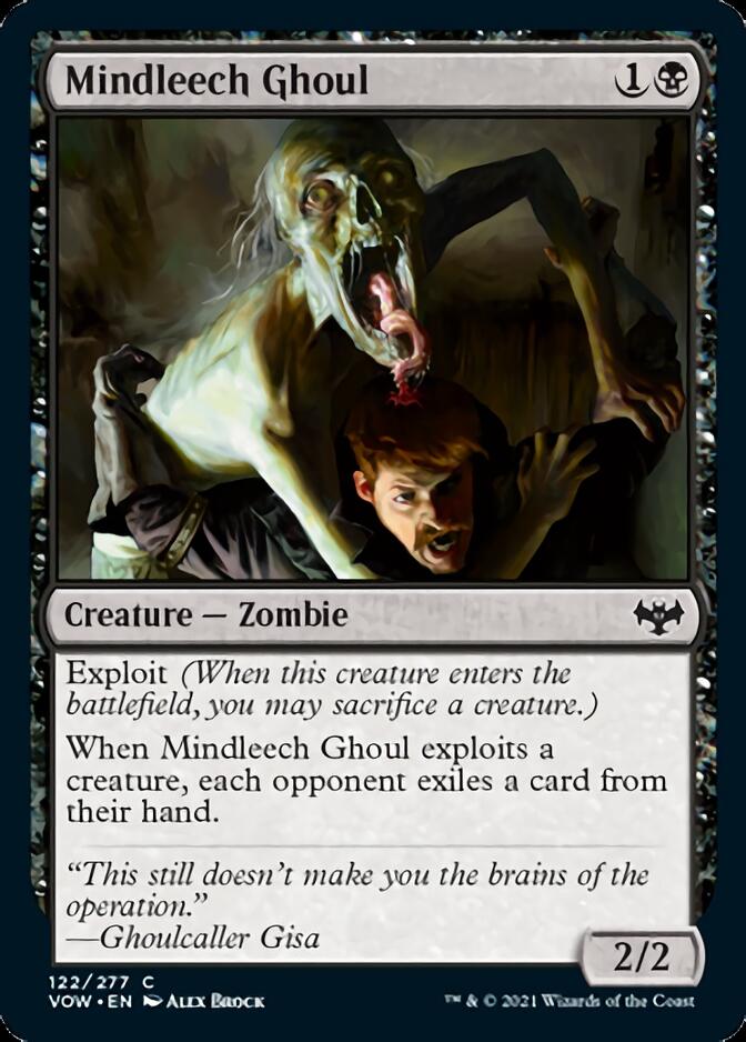 Mindleech Ghoul [Innistrad: Crimson Vow] Foil