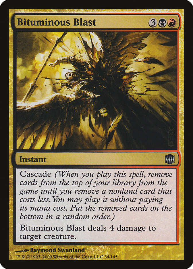 Bituminous Blast [Alara Reborn] Foil