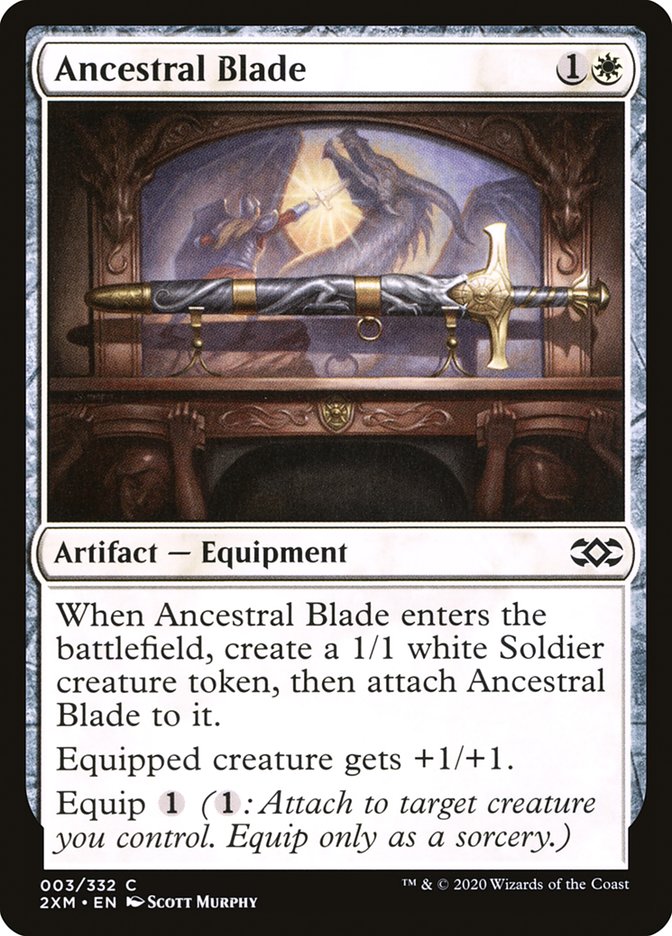 Ancestral Blade [Double Masters] Foil