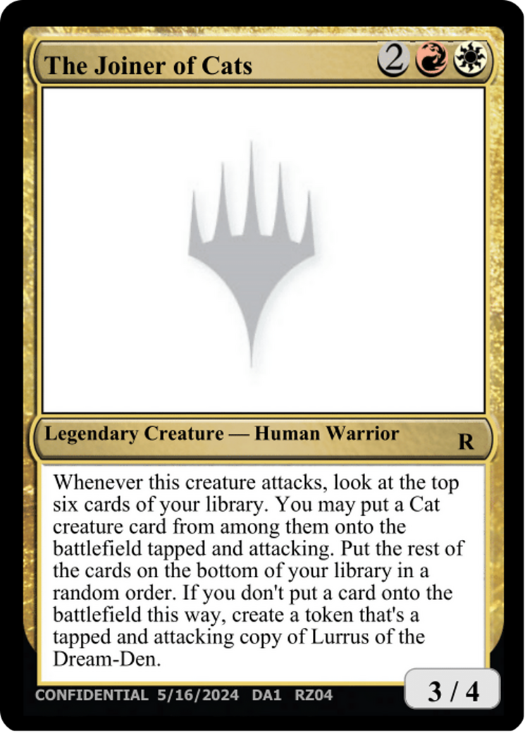 The Joiner of Cats  [Unknown Event]