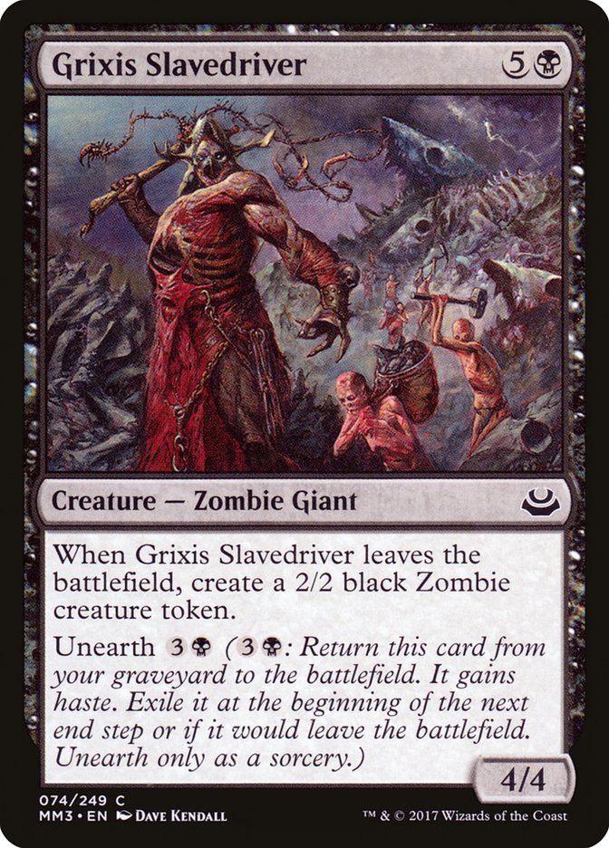 Grixis Slavedriver [Modern Masters 2017] Foil