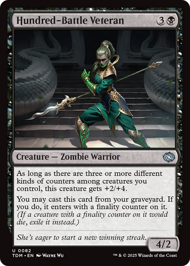 Hundred-Battle Veteran [Tarkir: Dragonstorm] Foil