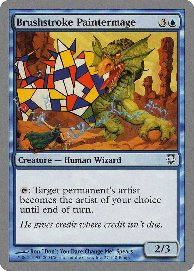 Brushstroke Paintermage [Unhinged] Foil
