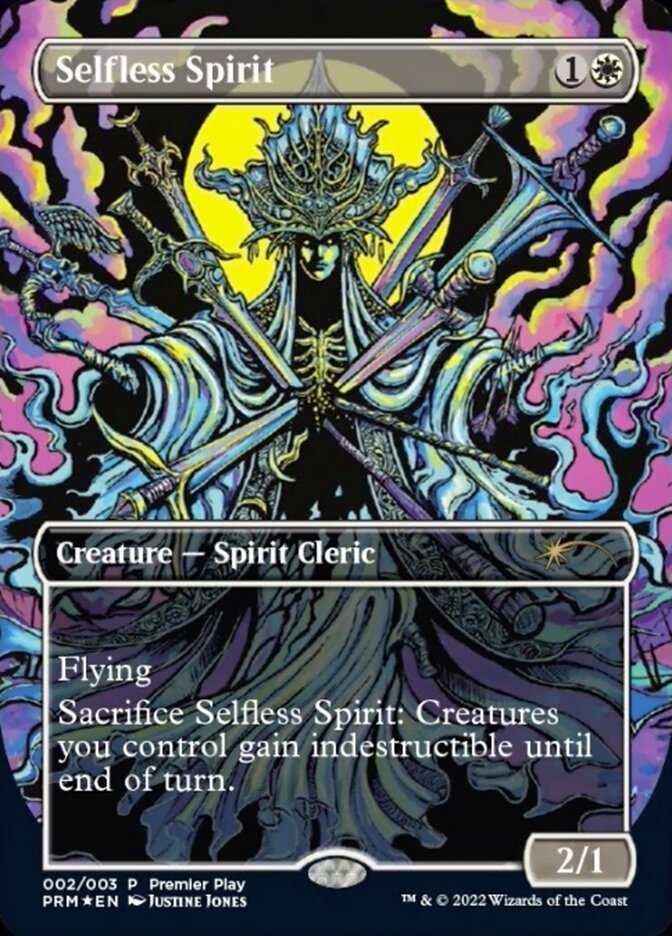 Selfless Spirit (Borderless Alternate-Art) [Regional Championship Qualifiers 2022] Foil