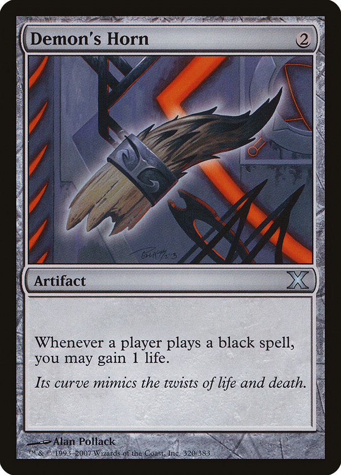 Demon's Horn [Tenth Edition] Foil