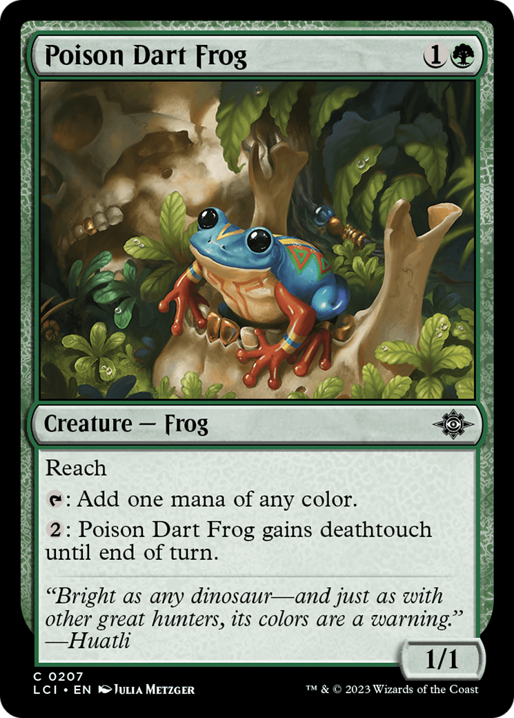 Poison Dart Frog [The Lost Caverns of Ixalan] Foil