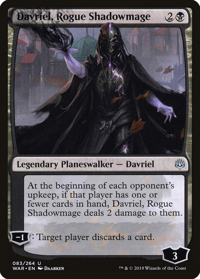 Davriel, Rogue Shadowmage [War of the Spark] Foil