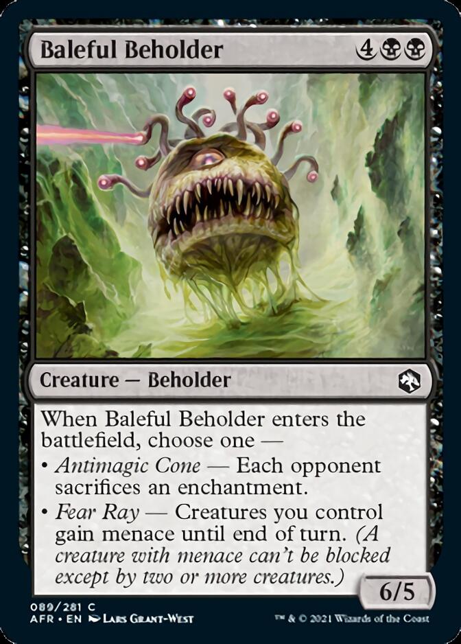 Baleful Beholder [Dungeons & Dragons: Adventures in the Forgotten Realms] Foil -1