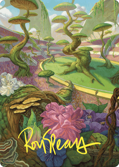 Undergrowth Stadium // Undergrowth Stadium  [Commander Masters Art Series] (Borderless) Foil