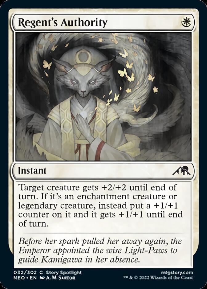 Regent's Authority [Kamigawa: Neon Dynasty] Foil
