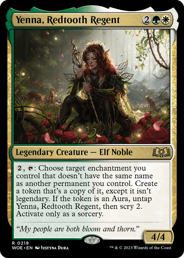 Yenna, Redtooth Regent  [Wilds of Eldraine]