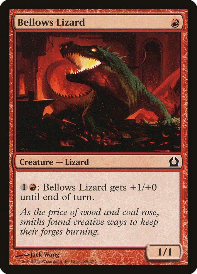 Bellows Lizard [Return to Ravnica] Foil