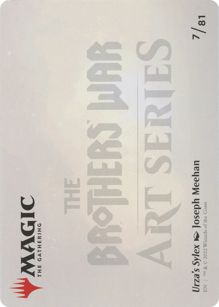 Urza's Sylex // Urza's Sylex  [The Brothers' War Art Series] (Borderless) Foil
