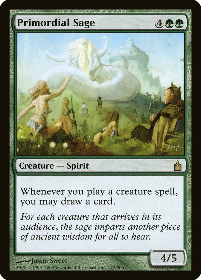 Primordial Sage [Ravnica: City of Guilds] Foil