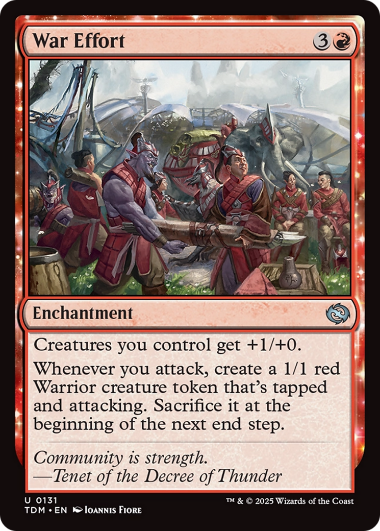 War Effort [Tarkir: Dragonstorm] Foil