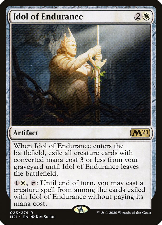 Idol of Endurance [Core Set 2021] Foil