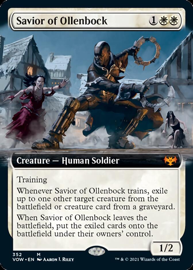 Savior of Ollenbock (Extended Art) [Innistrad: Crimson Vow] Foil