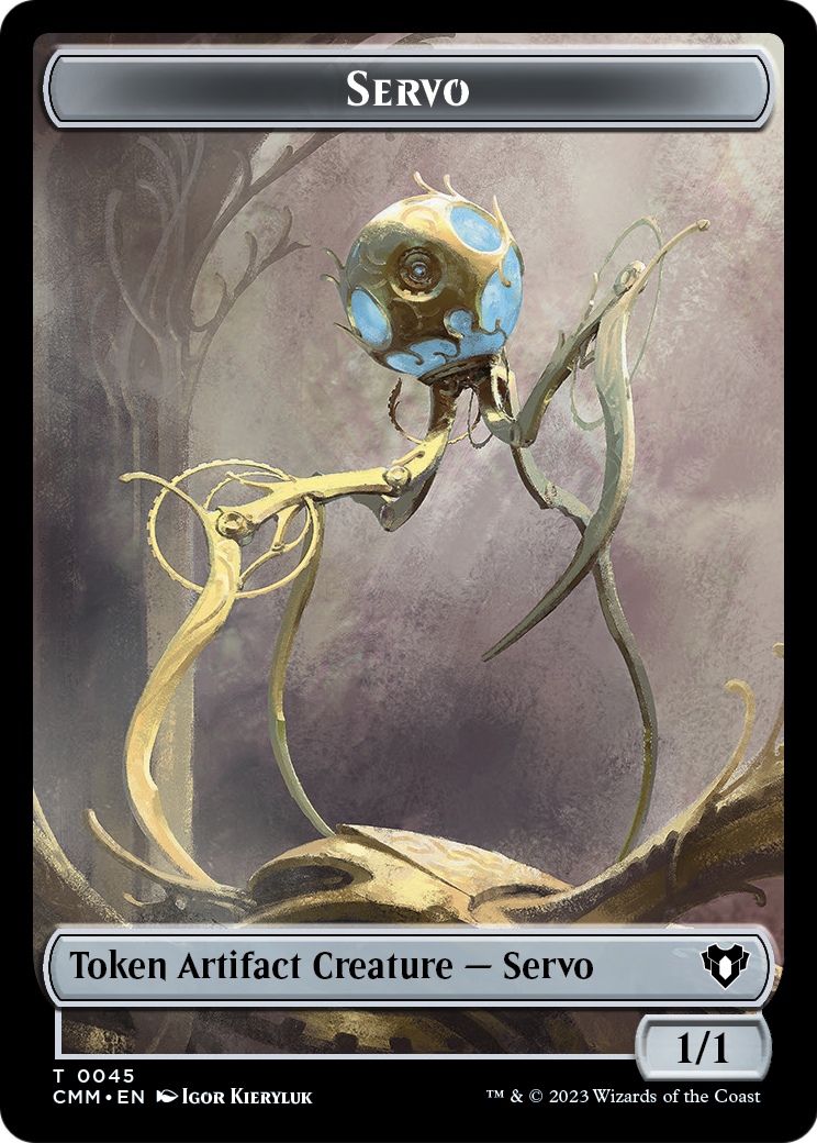 Servo  [Commander Masters Tokens] Foil