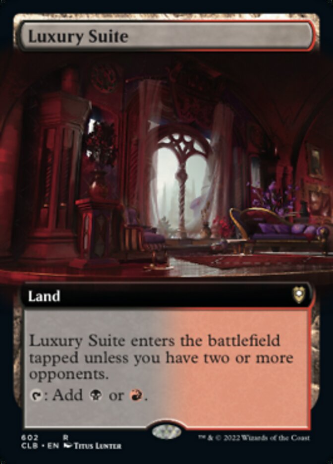 Luxury Suite (Extended Art) [Commander Legends: Battle for Baldur's Gate] Foil