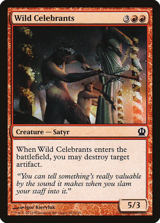 Wild Celebrants [Theros] Foil
